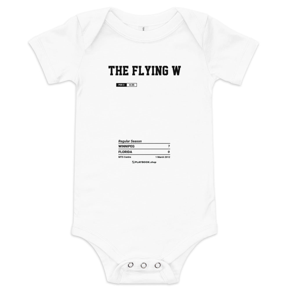 Greatest Winnipeg Jets Goals Baby Bodysuit: The Flying W (2012)