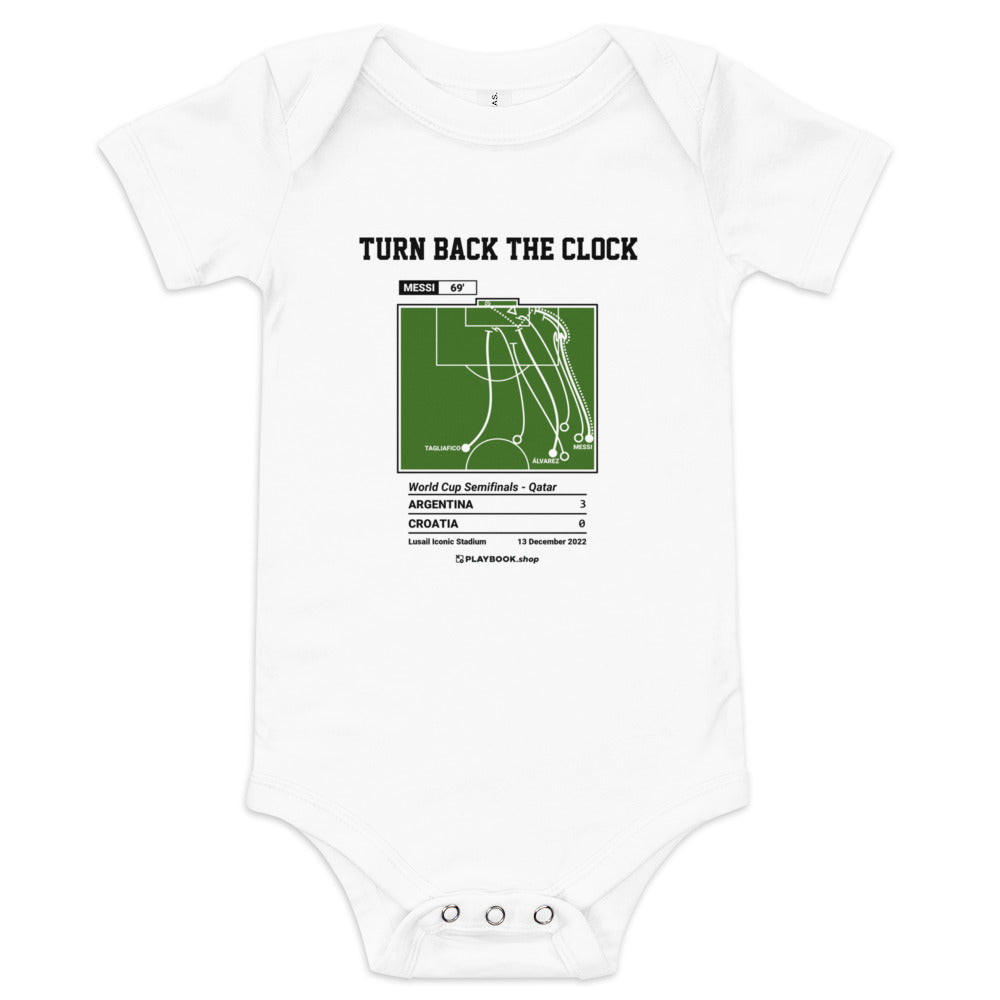 Greatest Argentina Goals Baby Bodysuit: Turn back the clock (2022)