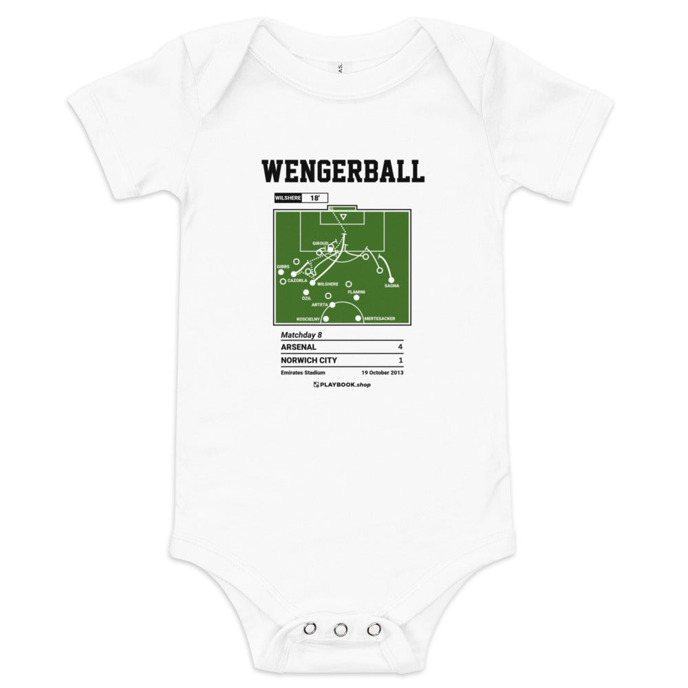 Greatest Arsenal Goals Baby Bodysuit: Wengerball (2013)