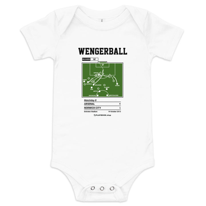 Greatest Arsenal Goals Baby Bodysuit: Wengerball (2013)