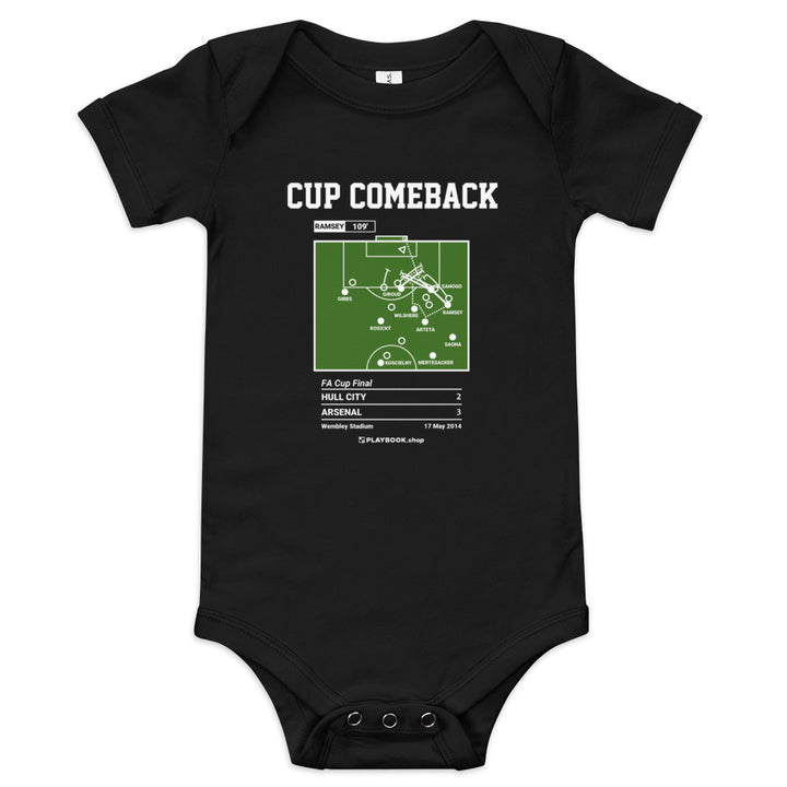 Greatest Arsenal Goals Baby Bodysuit: Cup Comeback (2014)