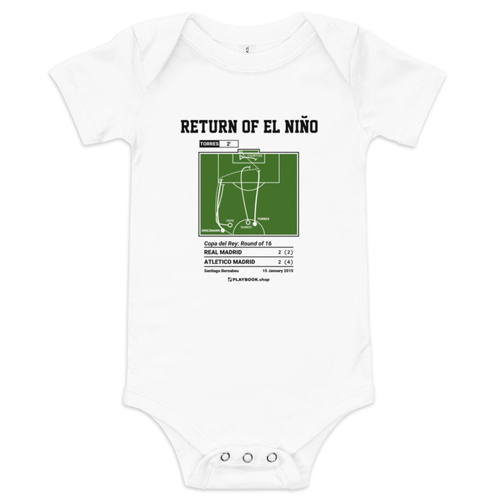 Greatest Atletico Madrid Goals Baby Bodysuit: Return of El Niño (2015)