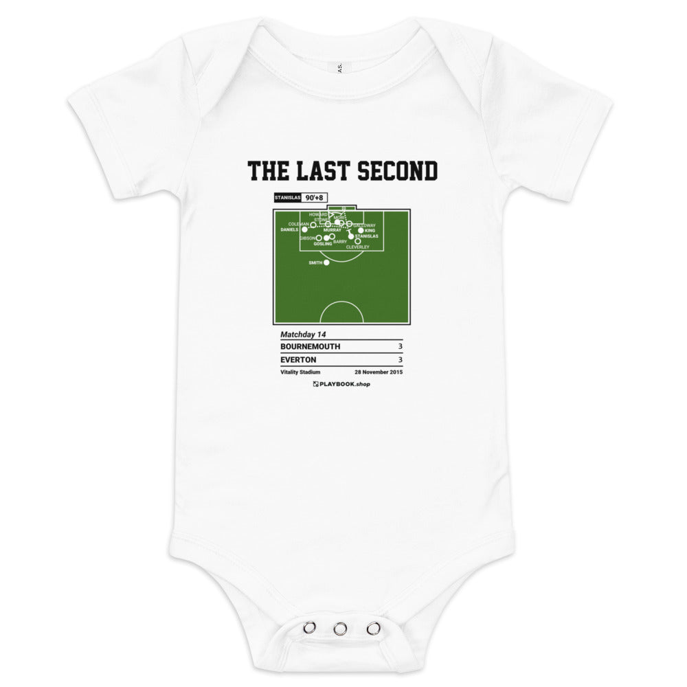 Greatest Bournemouth Goals Baby Bodysuit: The Last Second (2015)