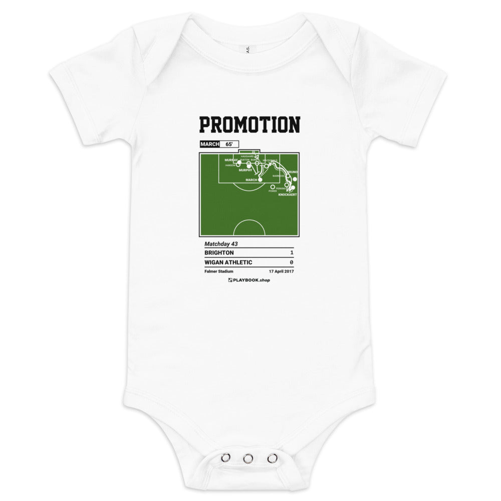 Greatest Brighton & Hove Albion Goals Baby Bodysuit: Promotion (2017)