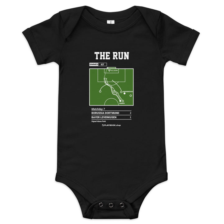 Greatest Borussia Dortmund Goals Baby Bodysuit: The Run (1984)