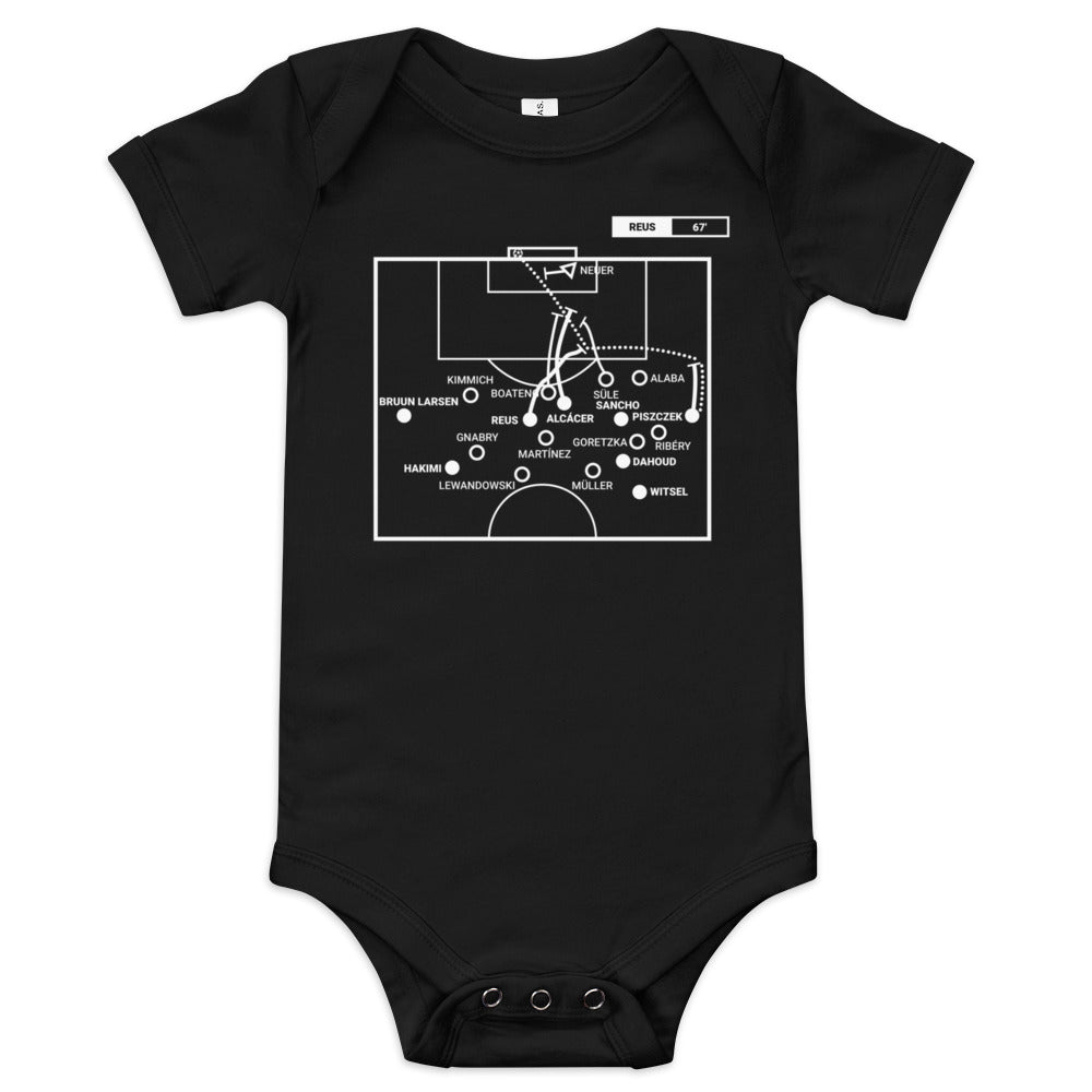 Borussia Dortmund Greatest Goals Baby Bodysuit: Classy Comeback (2018)