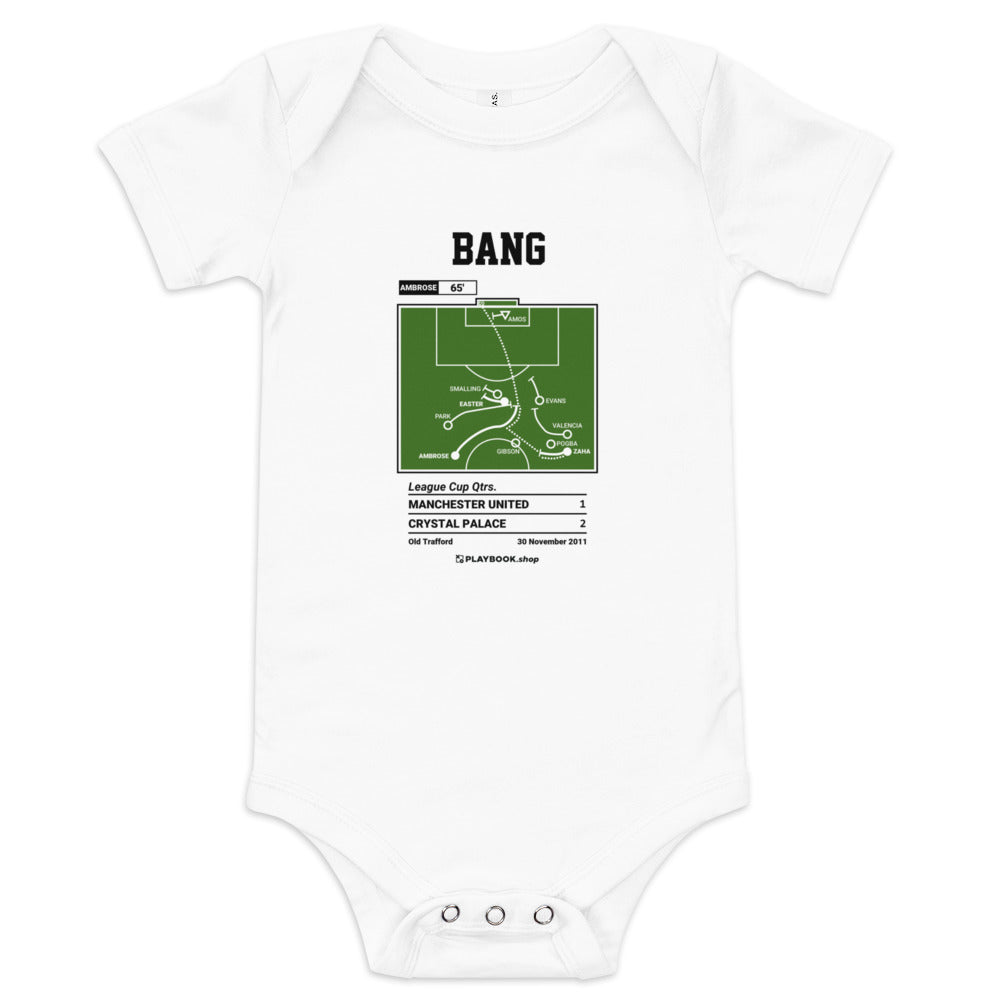 Greatest Crystal Palace Goals Baby Bodysuit: Bang (2011)