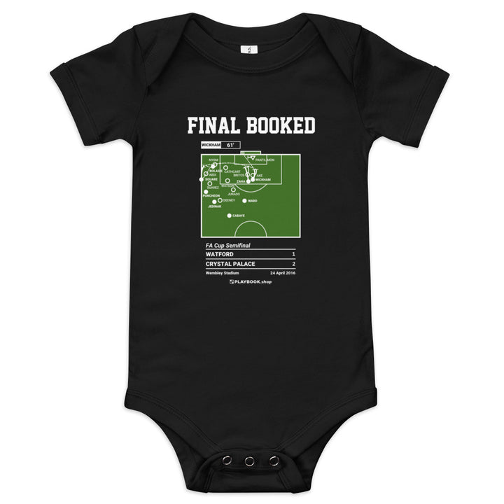 Greatest Crystal Palace Goals Baby Bodysuit: Final Booked (2016)
