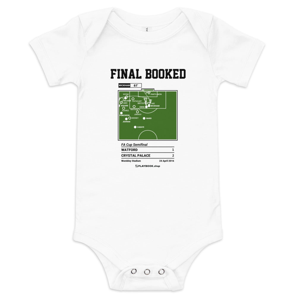 Greatest Crystal Palace Goals Baby Bodysuit: Final Booked (2016)