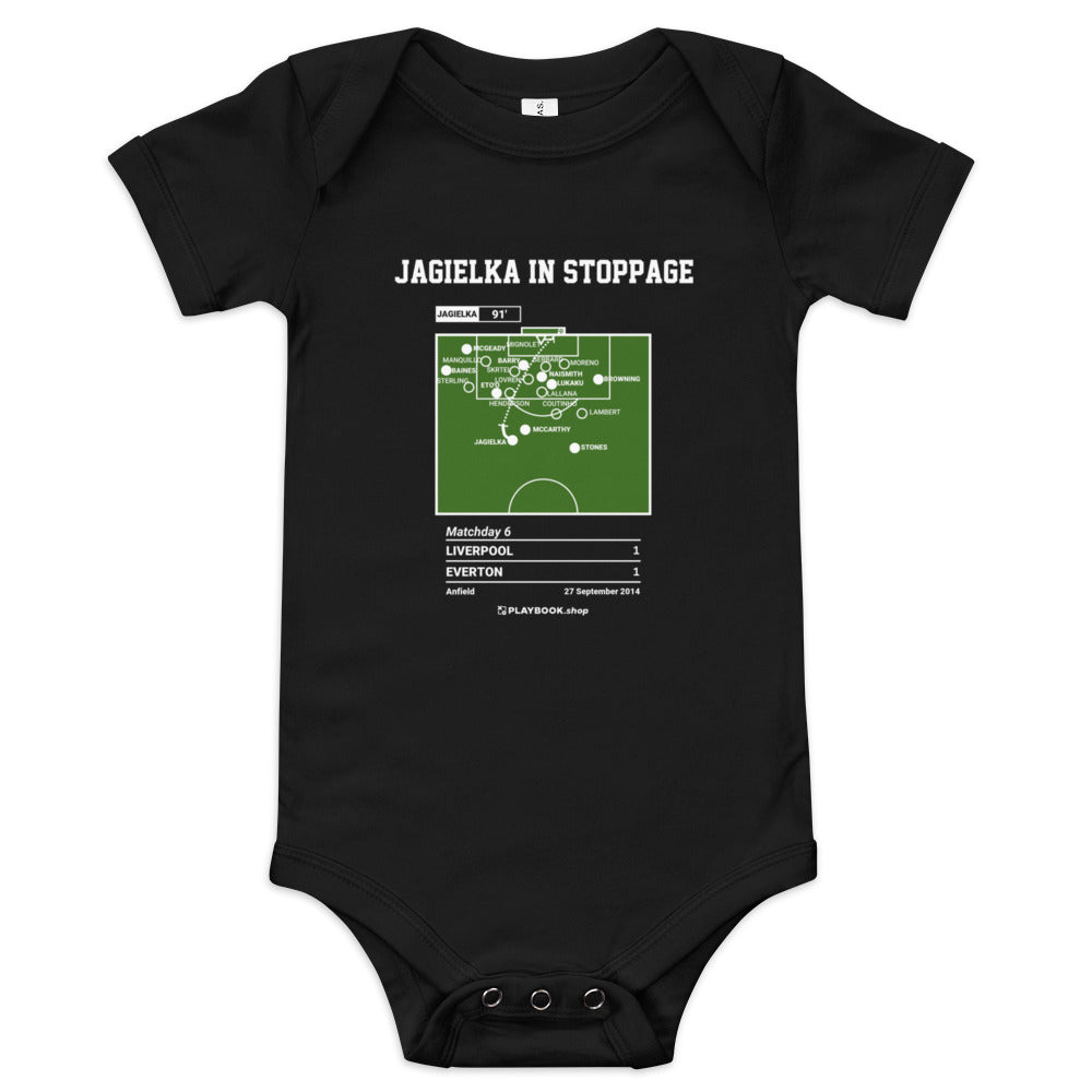 Greatest Everton Goals Baby Bodysuit: Jagielka in stoppage (2014)