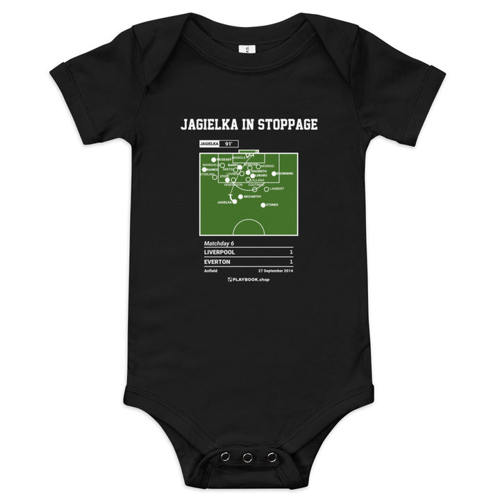 Greatest Everton Goals Baby Bodysuit: Jagielka in stoppage (2014)