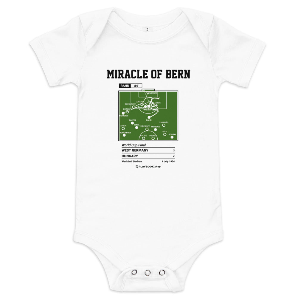 Greatest Germany National Team Goals Baby Bodysuit: Miracle of Bern (1954)