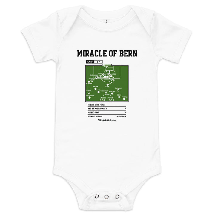 Greatest Germany National Team Goals Baby Bodysuit: Miracle of Bern (1954)