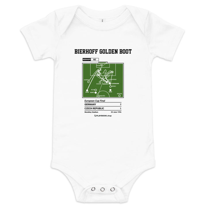 Greatest Germany National Team Goals Baby Bodysuit: Bierhoff Golden Boot (1996)