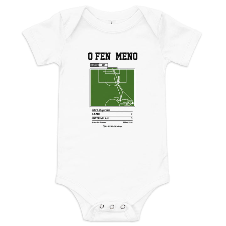 Greatest Inter Milan Goals Baby Bodysuit: O Fenômeno (1998)