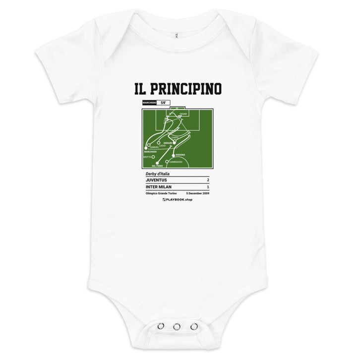 Greatest Juventus Goals Baby Bodysuit: Il Principino (2009)