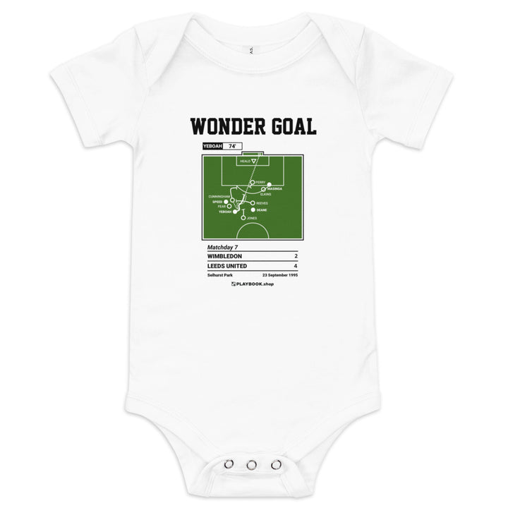 Greatest Leeds United Goals Baby Bodysuit: Wonder Goal (1995)