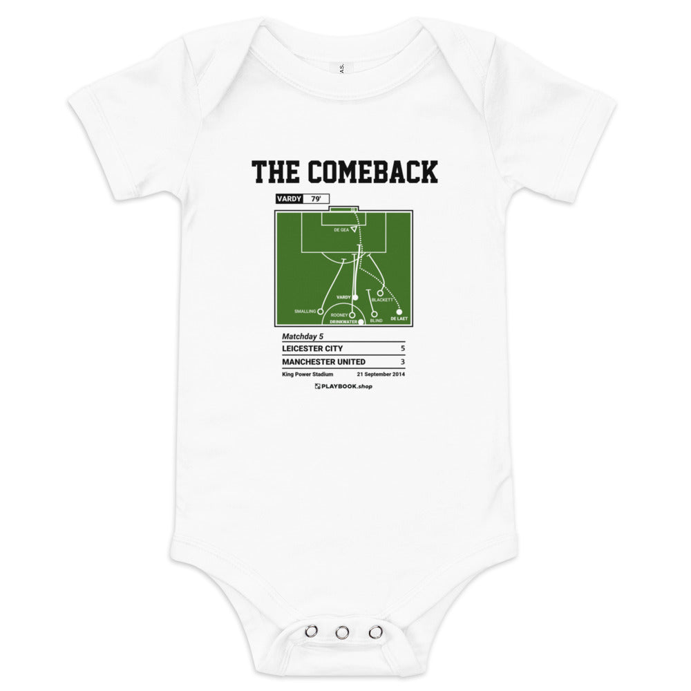 Greatest Leicester City Goals Baby Bodysuit: The Comeback (2014)