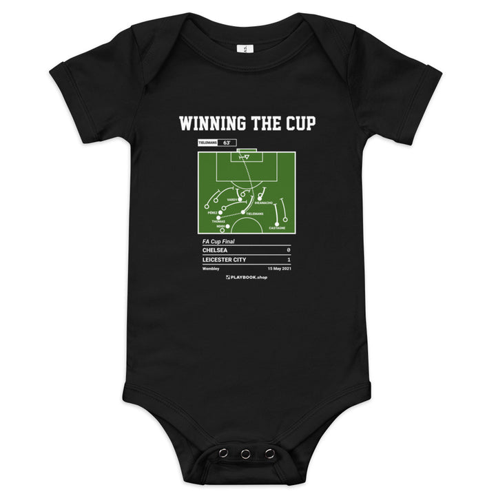 Greatest Leicester City Goals Baby Bodysuit: Winning the Cup (2021)