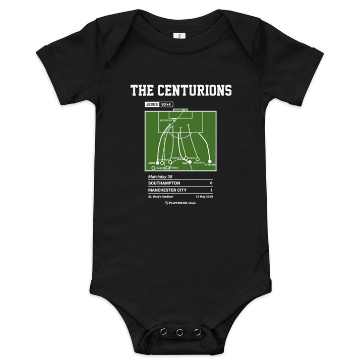 Greatest Manchester City Goals Baby Bodysuit: The Centurions (2018)