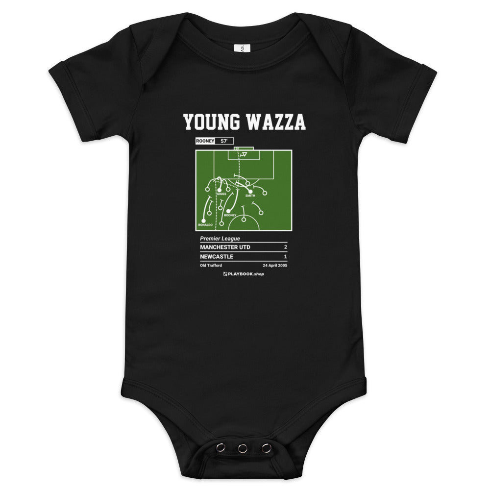 Greatest Manchester United Goals Baby Bodysuit: Young Wazza (2005)