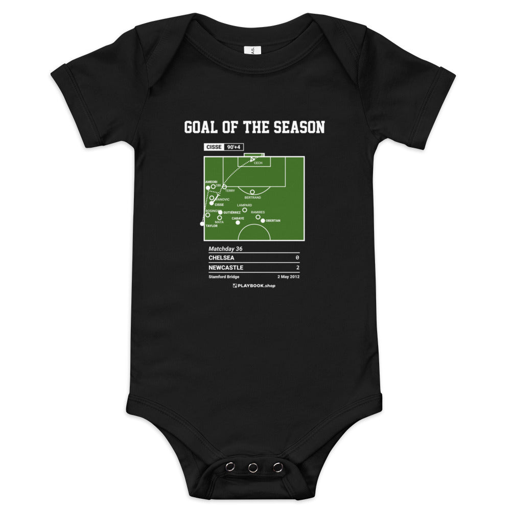 Greatest Newcastle Goals Baby Bodysuit: Goal of the Season (2012)