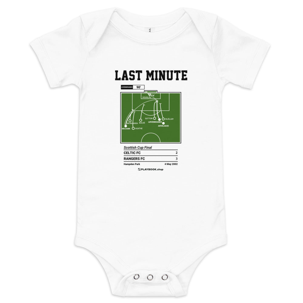 Greatest Rangers FC Goals Baby Bodysuit: Last Minute (2002)