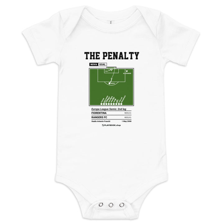 Greatest Rangers FC Goals Baby Bodysuit: The Penalty (2008)