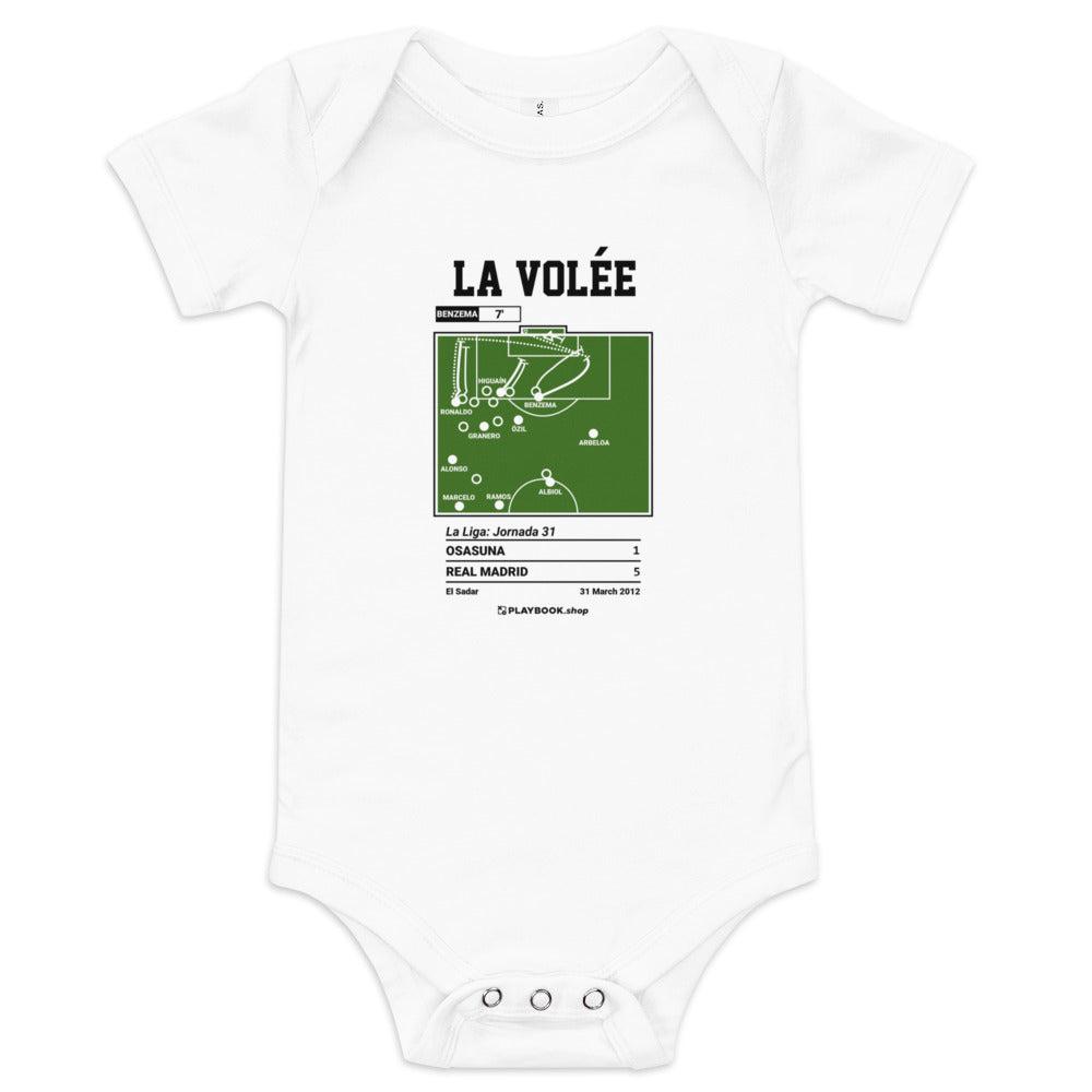 Greatest Real Madrid Goals Baby Bodysuit: La Volée (2012)