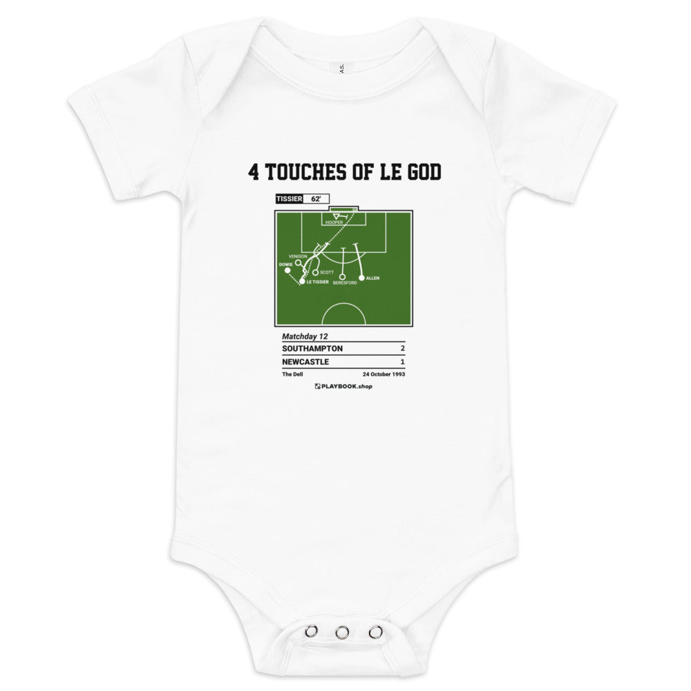 Greatest Southampton Goals Baby Bodysuit: 4 touches of Le God (1993)