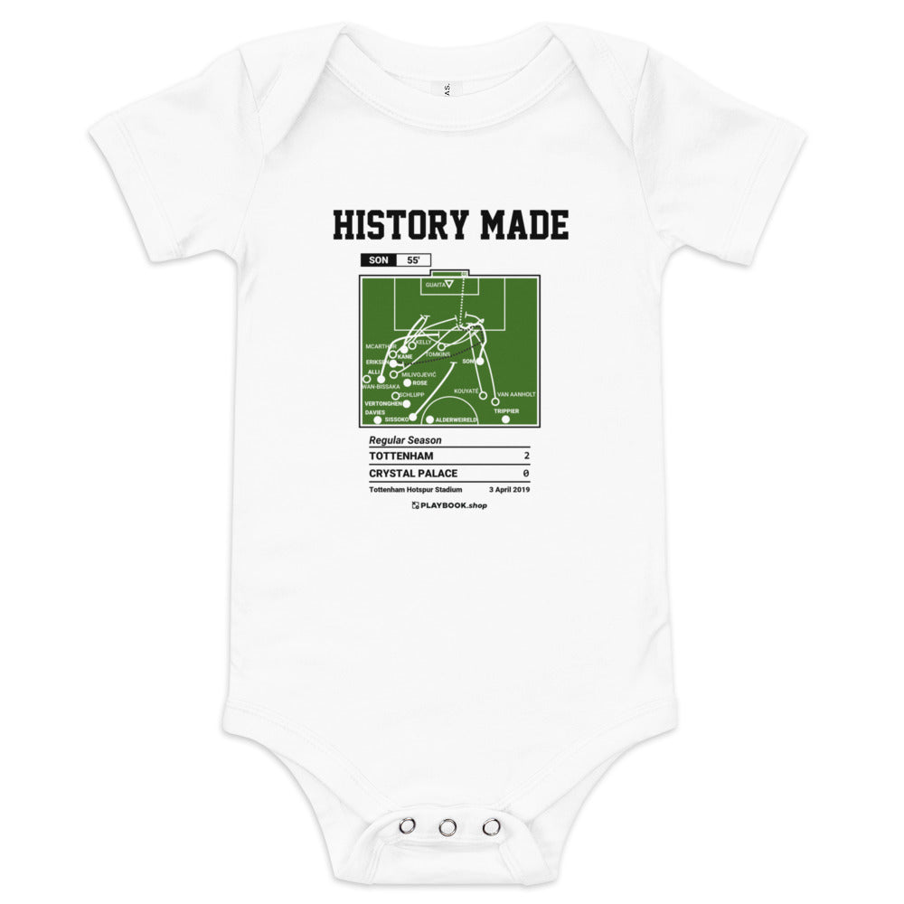 Greatest Tottenham Hotspur Goals Baby Bodysuit: History Made (2019)