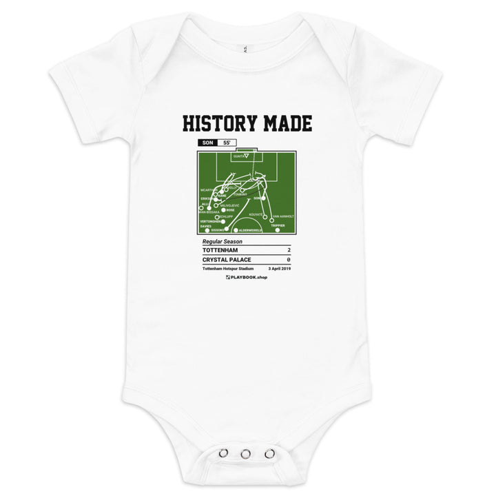 Greatest Tottenham Hotspur Goals Baby Bodysuit: History Made (2019)