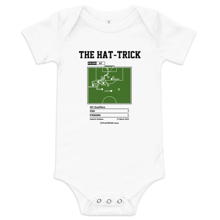 Greatest USMNT Goals Baby Bodysuit: The Hat-trick (2022)