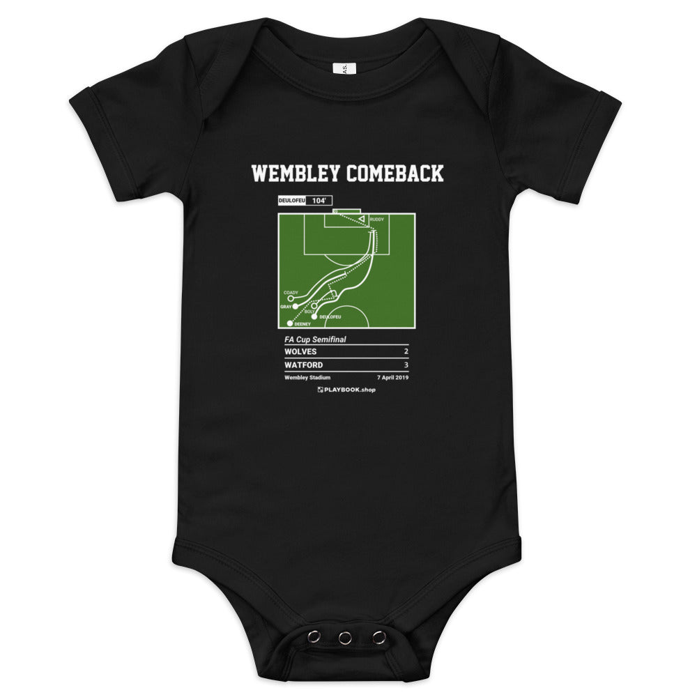 Greatest Watford Goals Baby Bodysuit: Wembley Comeback (2019)