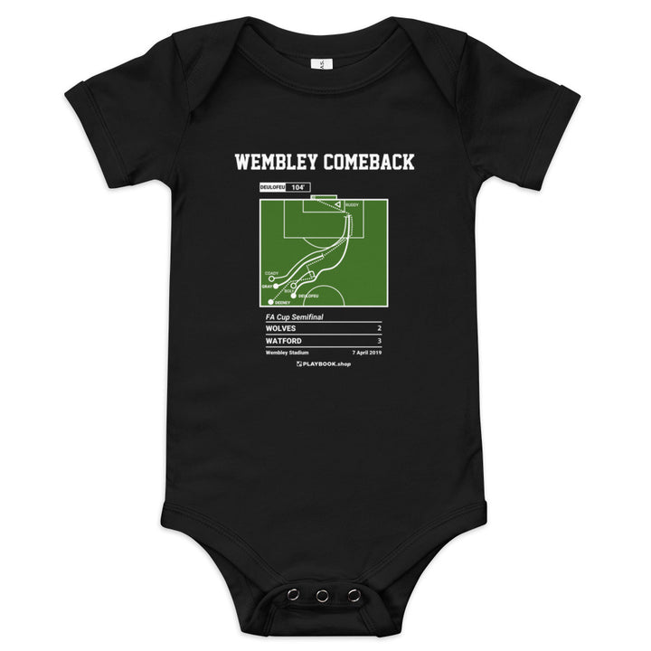 Greatest Watford Goals Baby Bodysuit: Wembley Comeback (2019)