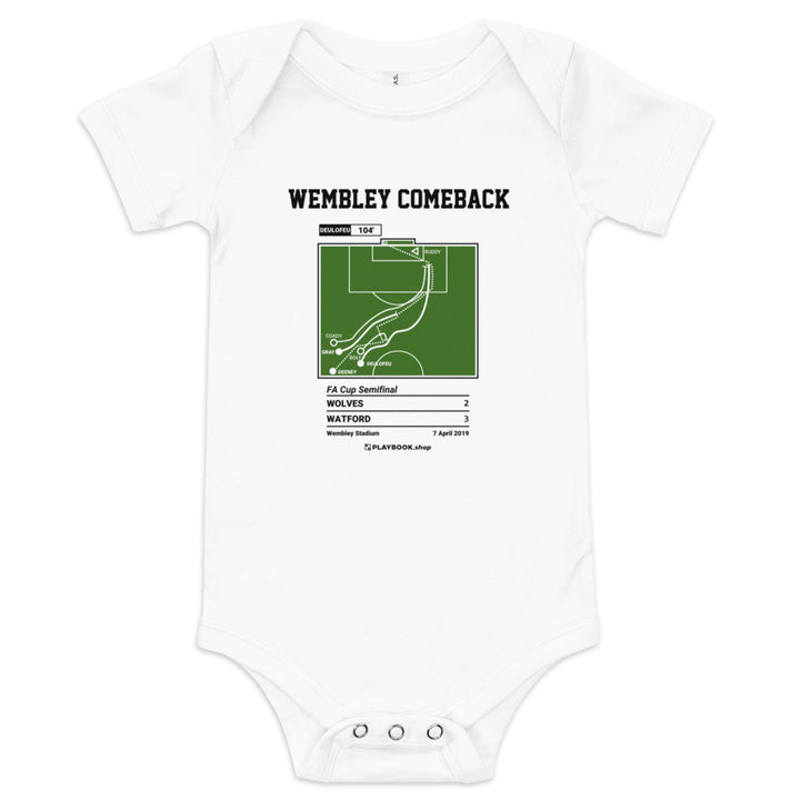 Greatest Watford Goals Baby Bodysuit: Wembley Comeback (2019)