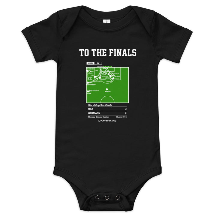 Greatest USWNT Goals Baby Bodysuit: To the Finals (2015)