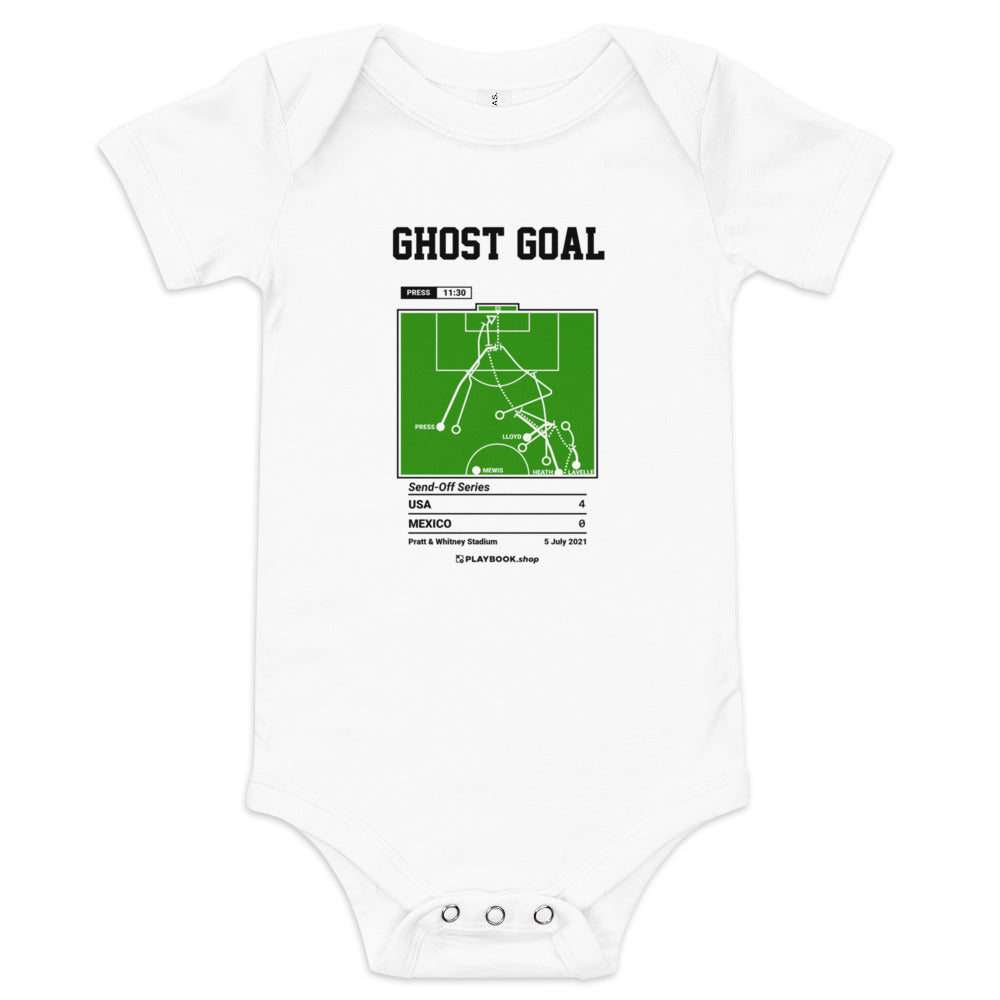 Greatest USWNT Goals Baby Bodysuit: Ghost Goal (2021)