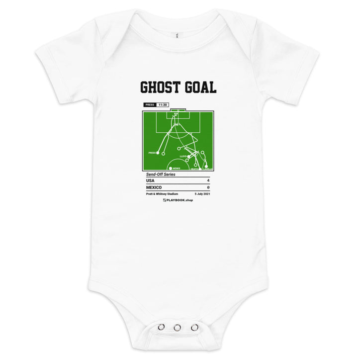 Greatest USWNT Goals Baby Bodysuit: Ghost Goal (2021)