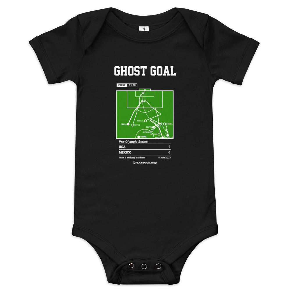 Greatest USWNT Goals Baby Bodysuit: Ghost Goal (2021)