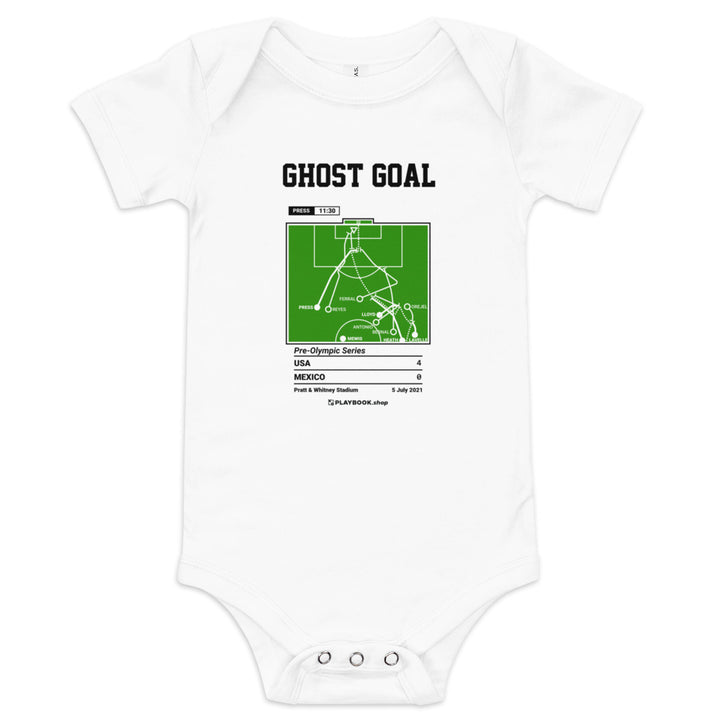Greatest USWNT Goals Baby Bodysuit: Ghost Goal (2021)