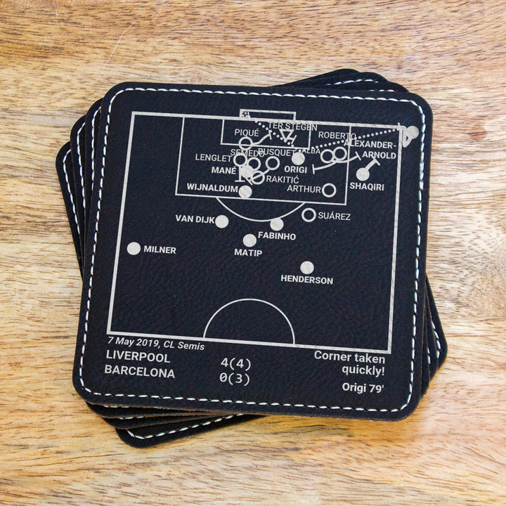 Greatest Liverpool Modern Plays: Leatherette Coasters (Set of 4)
