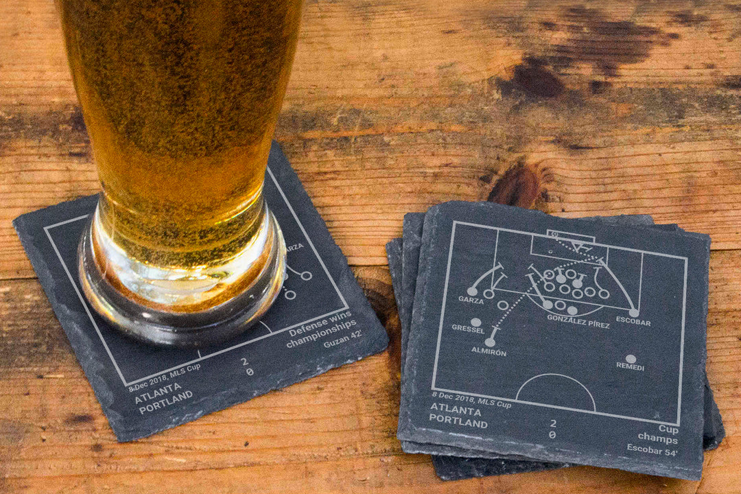 Greatest Atlanta United Goals: Slate Coasters (Set of 4)