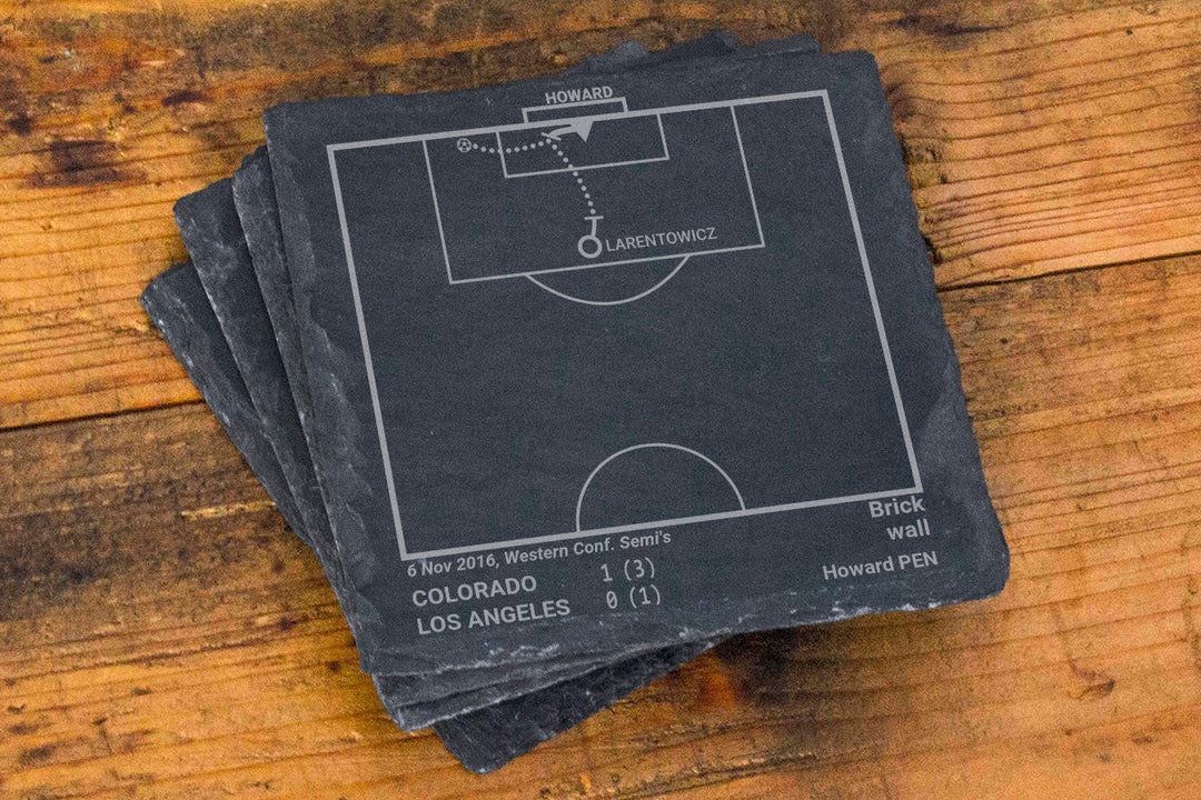 Greatest Colorado Rapids Goals: Slate Coasters (Set of 4)