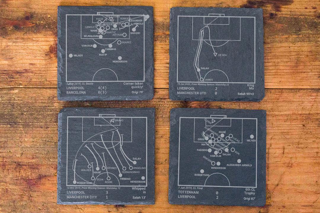 Greatest Liverpool Modern Plays: Slate Coasters (Set of 4)
