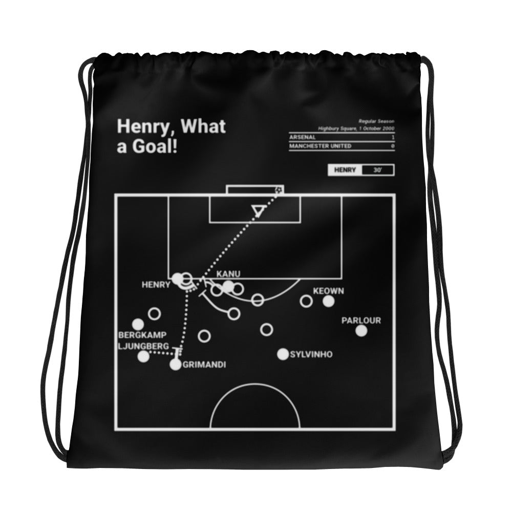 Arsenal Greatest Goals Drawstring Bag: Henry, What a Goal! (2000)