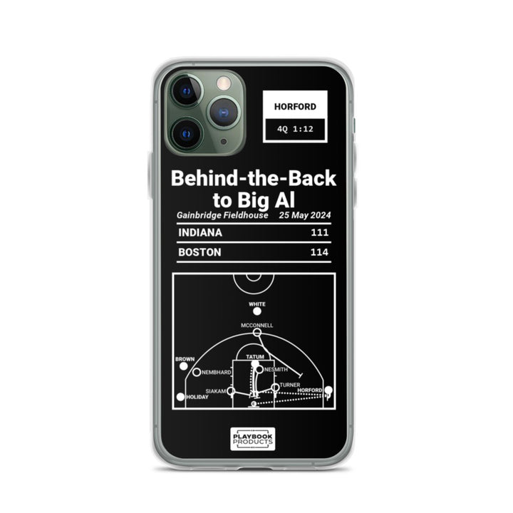Boston Celtics Greatest Plays iPhone Case: Behind-the-Back to Big Al (2024)