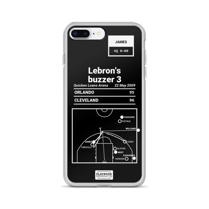 Cleveland Cavaliers Greatest Plays iPhone Case: For three, for the win, YES! (2009)