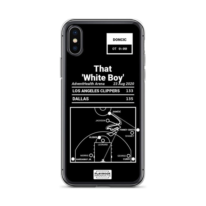 Dallas Mavericks Greatest Plays iPhone Case: That 'White Boy' (2020)