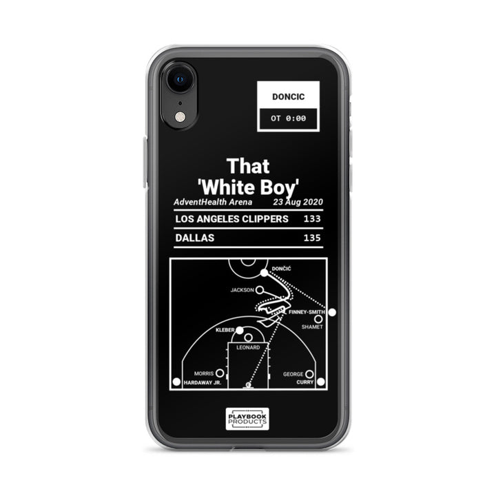 Dallas Mavericks Greatest Plays iPhone Case: That 'White Boy' (2020)